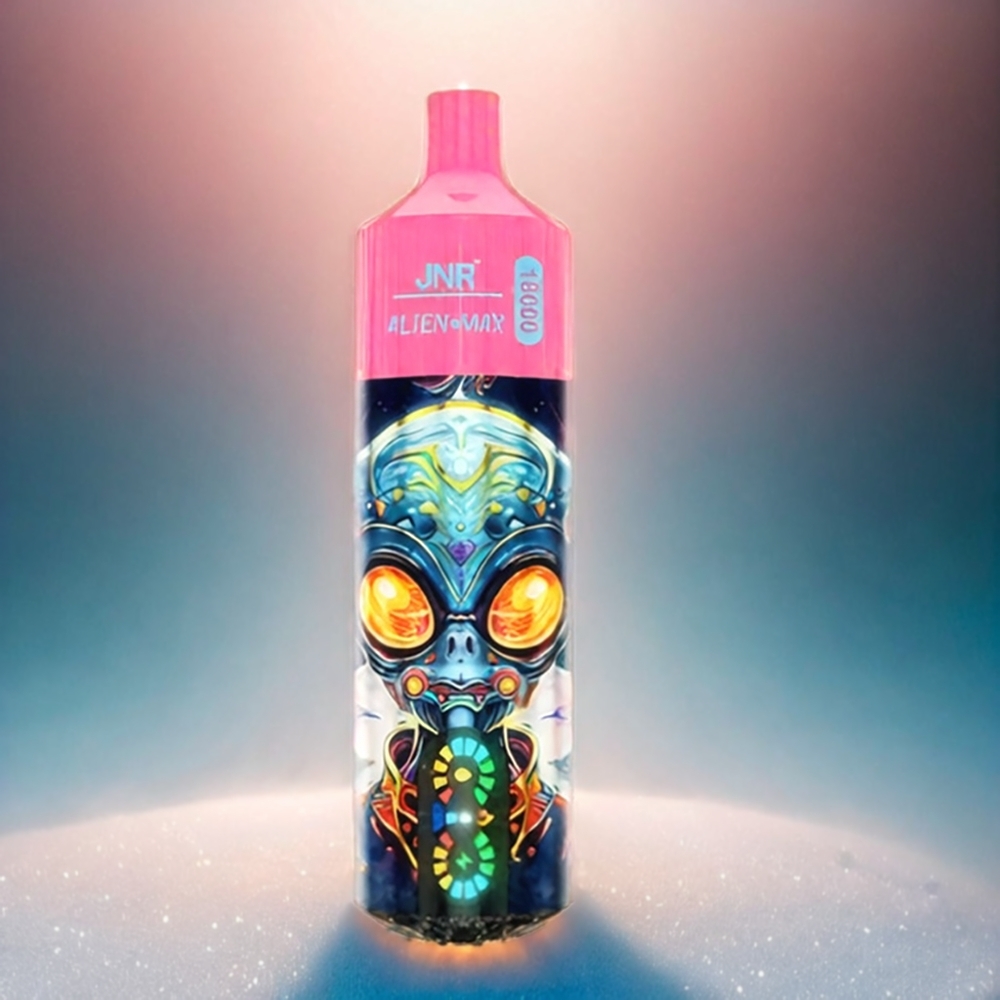 Italia Ingrosso JNR Alien Max 18000 Puffs Fragola Ghiaccio con Display LED Smart, Bobina a doppia maglia, 850mAh