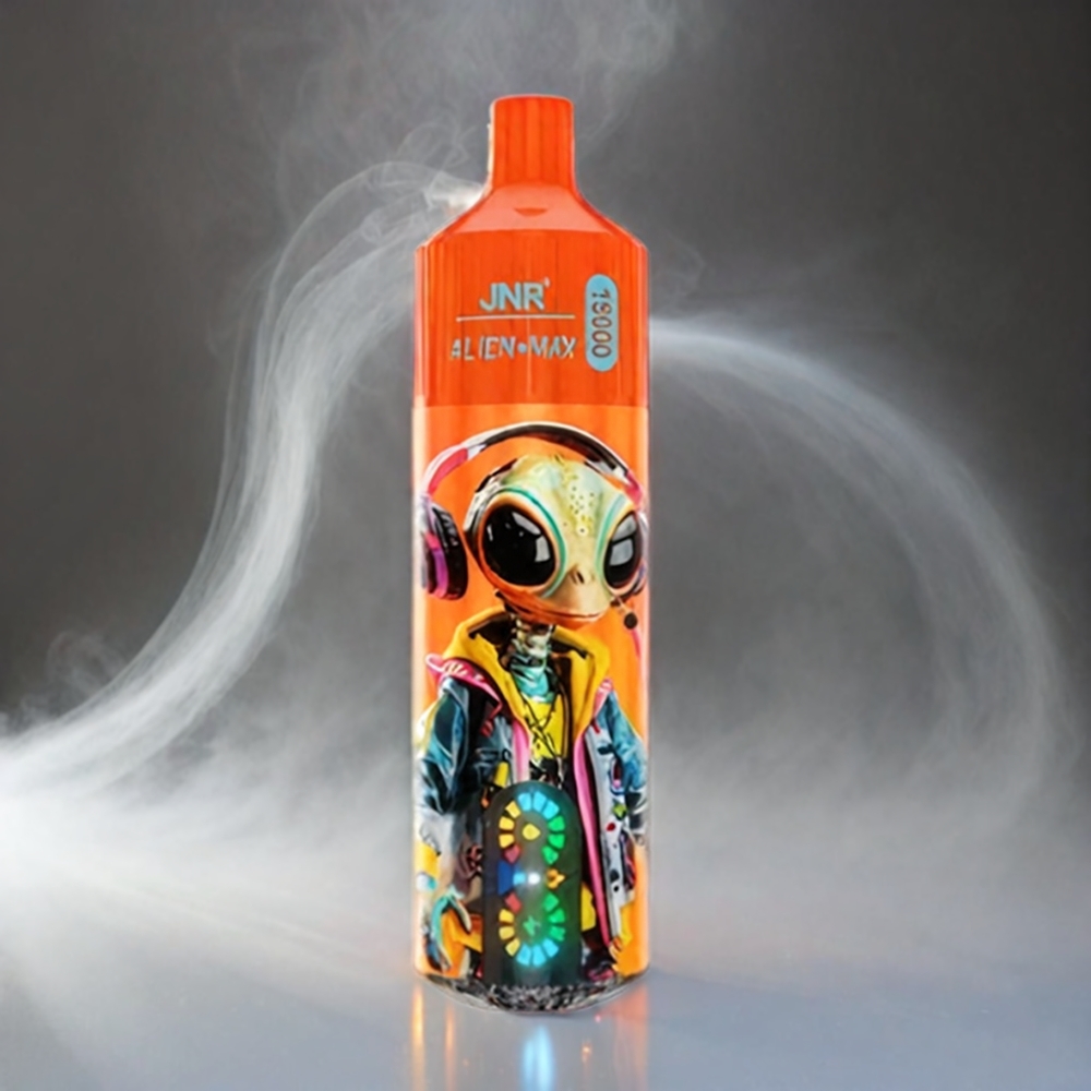 Italia Ingrosso JNR Alien Max 18000 Puffs Vape Cola Ciliegia Frizzante con Display LED Smart, Bobina a doppia maglia, 28ml E-liquido e Ricarica Type-C