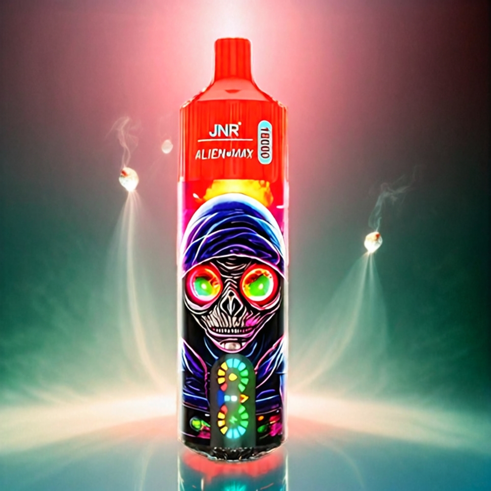Italia Ingrosso JNR Alien Max 18000 Puffs Vape Lampone Anguria Ghiaccio con Display LED Smart, Doppia Bobina Mesh, Batteria 850mAh
