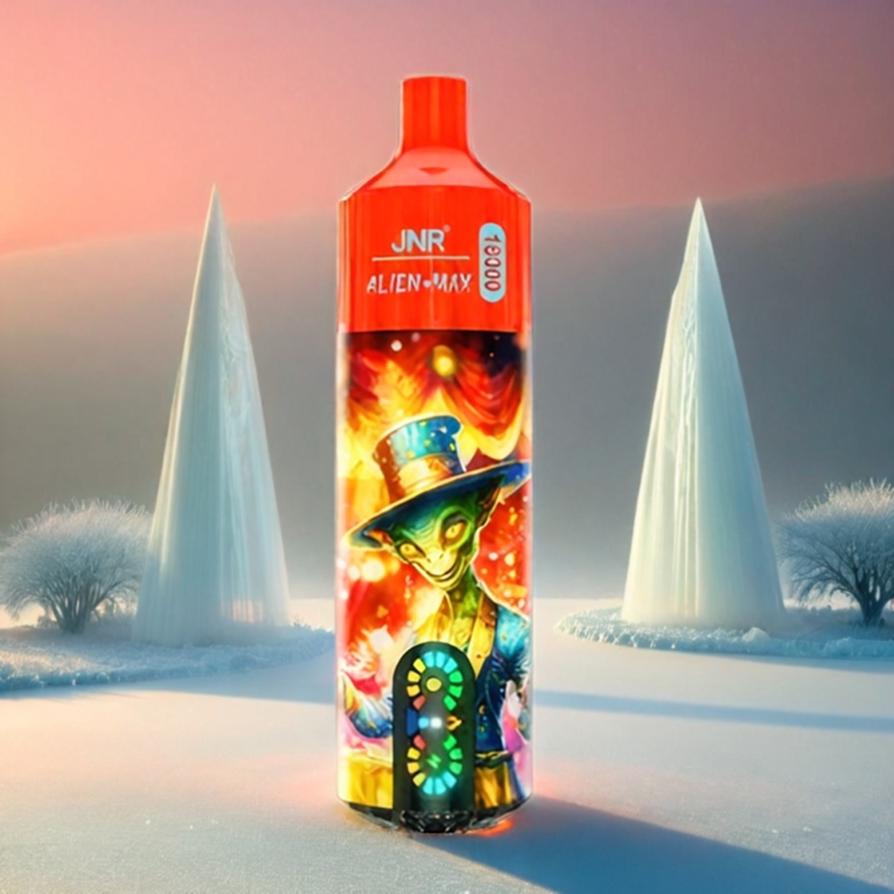 Italia Ingrosso Jnr Alien Max 18000 Puffs Vape Anguria Ghiacciata con Display LED Intelligente, Bobina a doppia maglia, 850mAh, Tipo-C