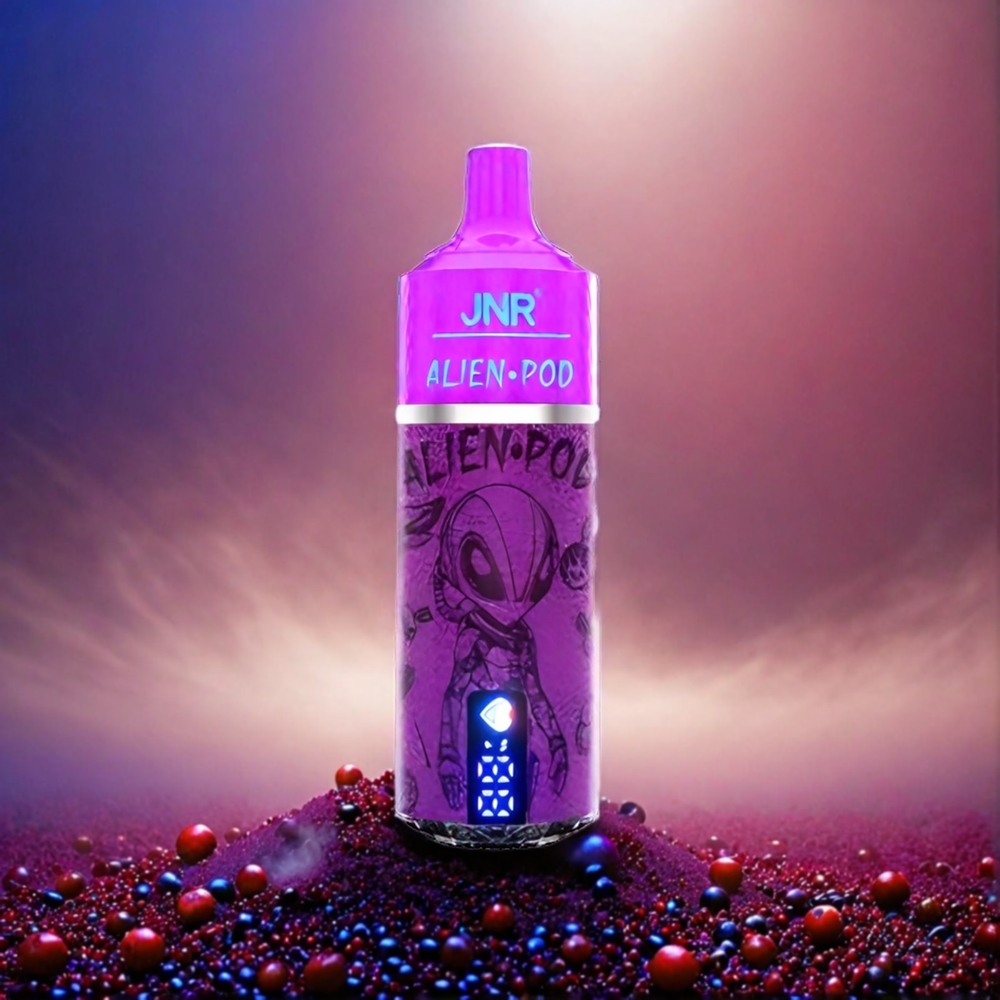 JNR Alien Pod 13000 Puffs Italia Ingrosso: Mesh Core, 850mAh, Tipo-C, 20ml E-liquid, Gusto Frutti di Bosco Misti, POD MOD