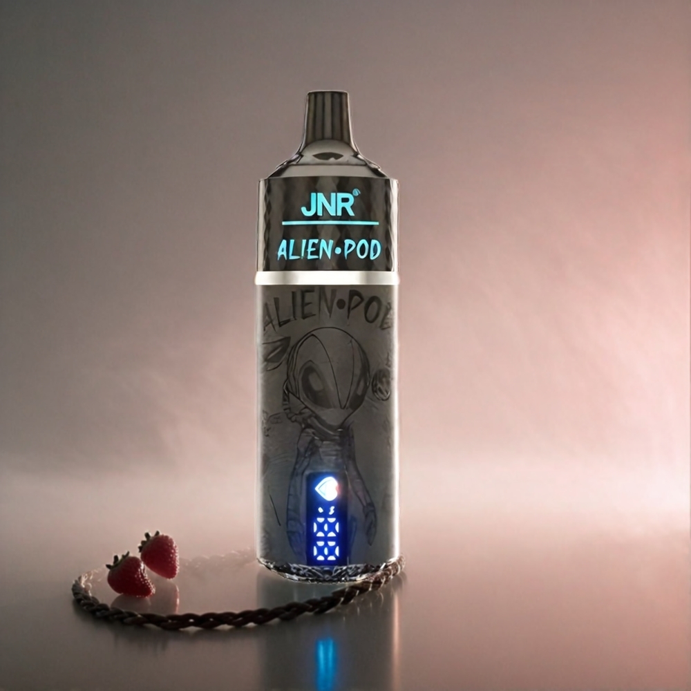 JNR Alien Pod 13000 Puffs Italia Ingrosso Mesh Core con Fragola Lampone Ciliegia, Display Batteria e Liquido, 850mAh, 20ml, Tipo-C, 10PCS/PACK