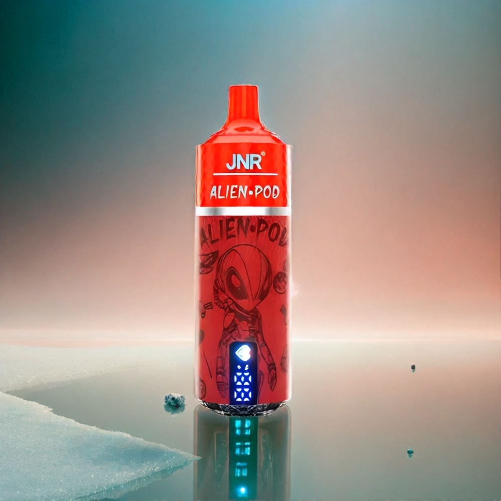 JNR Alien Pod 13000 Puffs Italia Ingrosso con Display Batteria & Liquido, Mesh Core, 850mAh, 20ml E-liquid, Type-C - Watermelon Ice