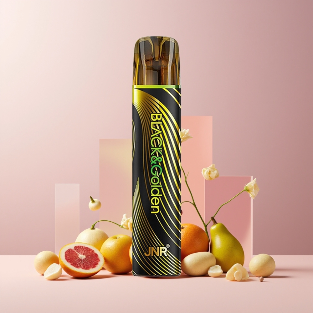 JNR Black&Golden 600+200 Puff Italia ingrosso Disposable Vape 2ml 2% Nic
