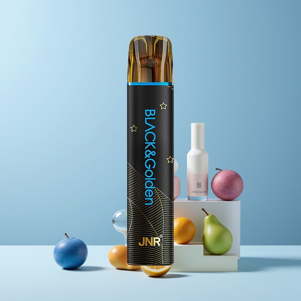 JNR Black&Golden 600+200 Puff Italia ingrosso Disposable Vape Blu Mr 2ml 2% Nic