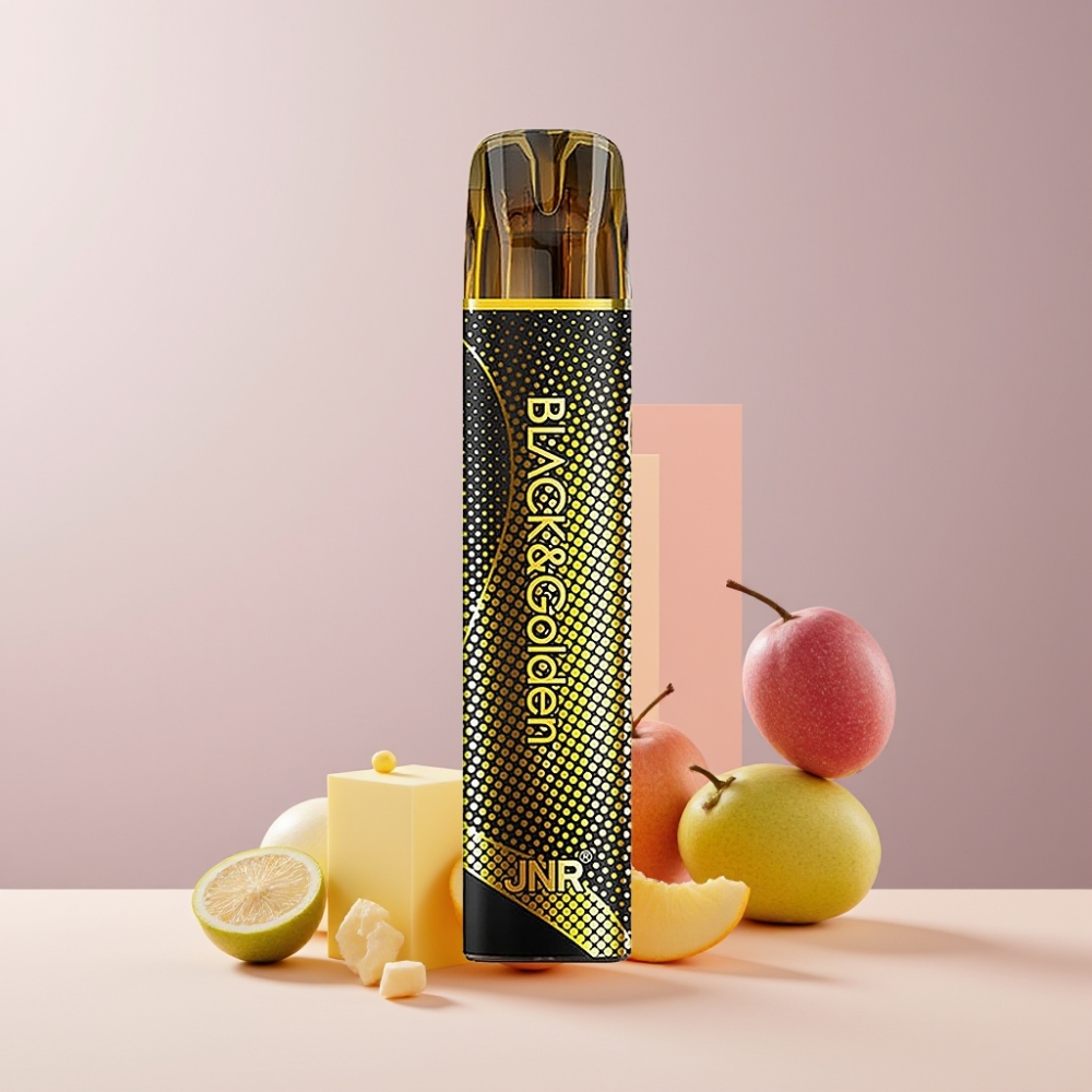 JNR Black&Golden 600+200 Puff Italia ingrosso Disposable Vape Triplo Mango 550mAh 2ml 2% Nic