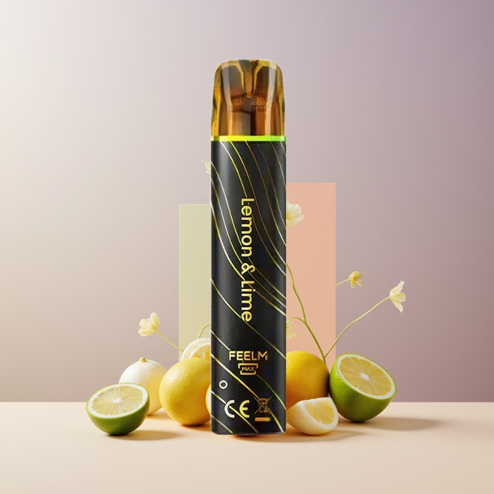 JNR Black&Golden 600+200 Puff Italia ingrosso Limone & Lime Disposable Vape 550mAh 2ml TPD