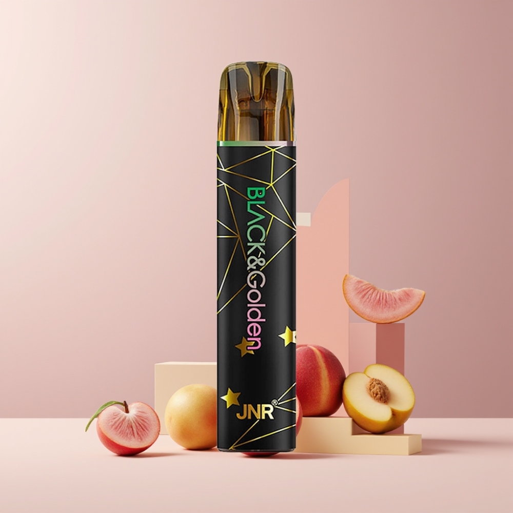 JNR Black&Golden 600+200 Puff Pesca Italia Ingrosso Disposable Vape 550mAh 2ml 2% Nic