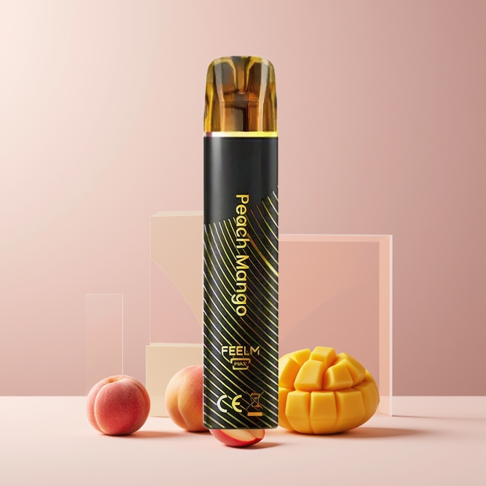 JNR Black&Golden Italia ingrosso 600+200 Puff 2ml Pesca Mango Disposable Vape 2% Nic
