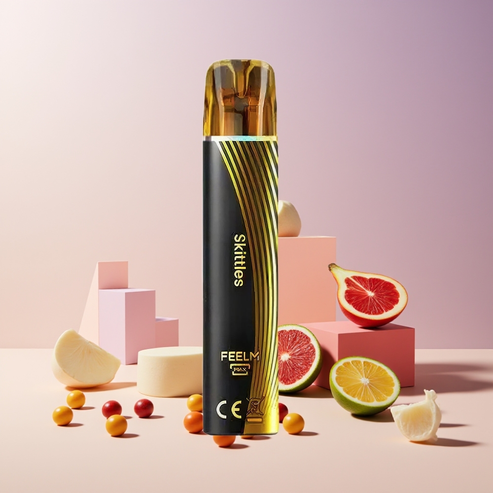 JNR Black&Golden Italia ingrosso 600+200 Puff Disposable Vape Skittles 2ml 2% Nic