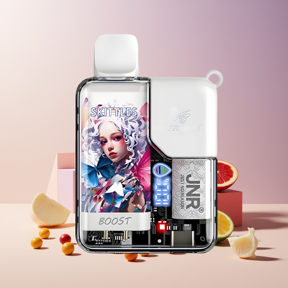 JNR Butterfly 8500 Puff Italia Ingrosso Disposable Vape Arcobaleno 15ml 1200mAh Display Digitale
