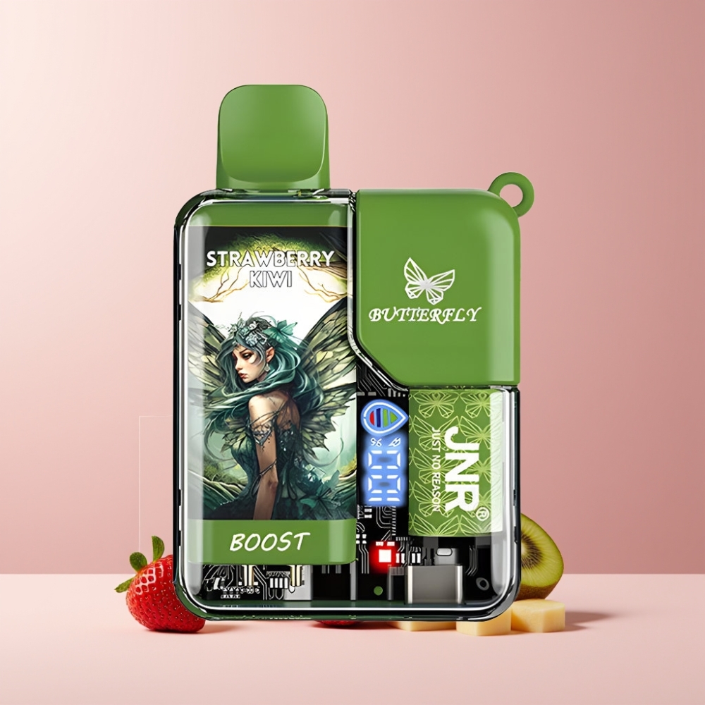 JNR Butterfly 8500 Puff Italia Ingrosso Disposable Vape Fragola Kiwi 15ml 5%