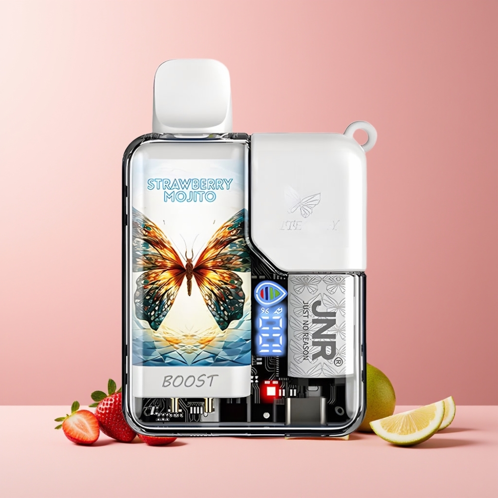 JNR Butterfly 8500 Puff Italia Ingrosso Disposable Vape Mojito alla Fragola 15ml 1200mAh