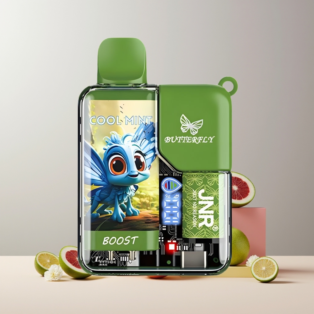 JNR Butterfly 8500 Puffs Italia Ingrosso Disposable Vape Menta Fresca 15ml 1200mAh