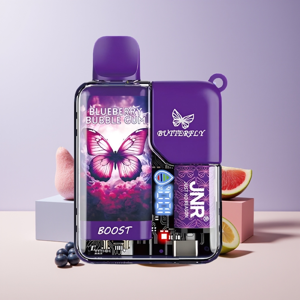JNR Butterfly 8500 Puffs Italia ingrosso Disposable Vape Gommosa Mirtillo 15ml 1200mAh