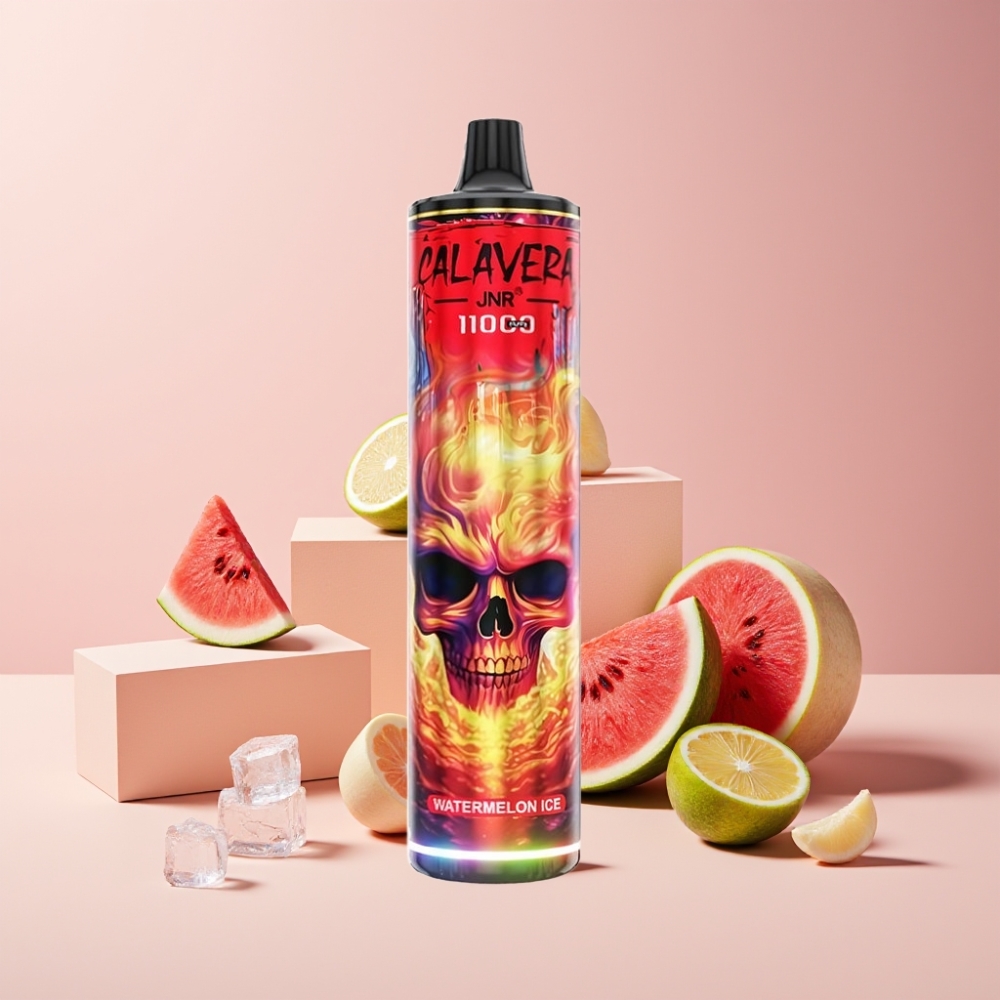 JNR Calavera 11000 Puff Italia Ingrosso Disposable Vape Anguria Ghiaccio – 850mAh, 21ml, 1.0ohm
