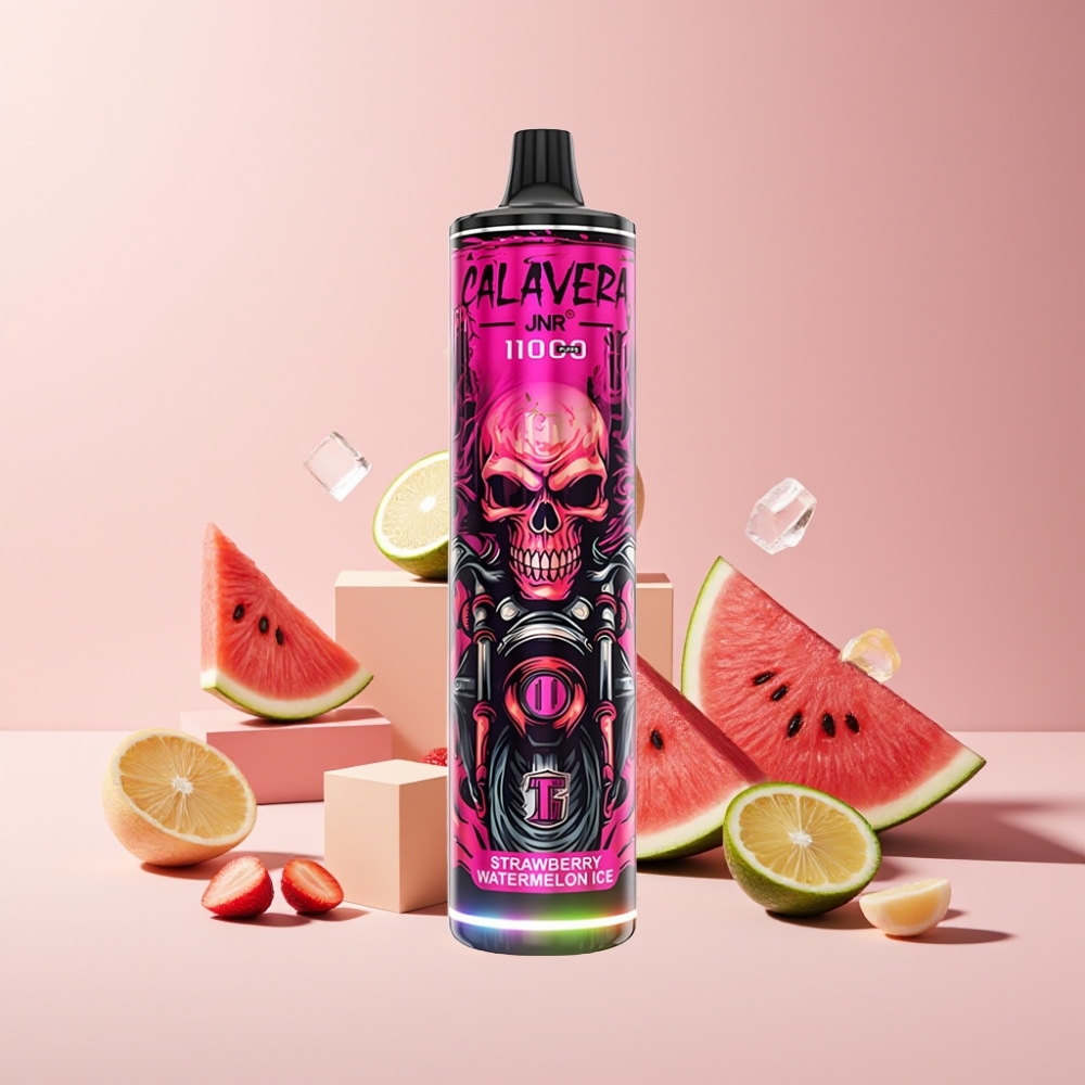 JNR Calavera 11000 Puff Italia Ingrosso Disposable Vape Fragola Anguria Ghiaccio, 850mAh, 21ml, 1.0ohm