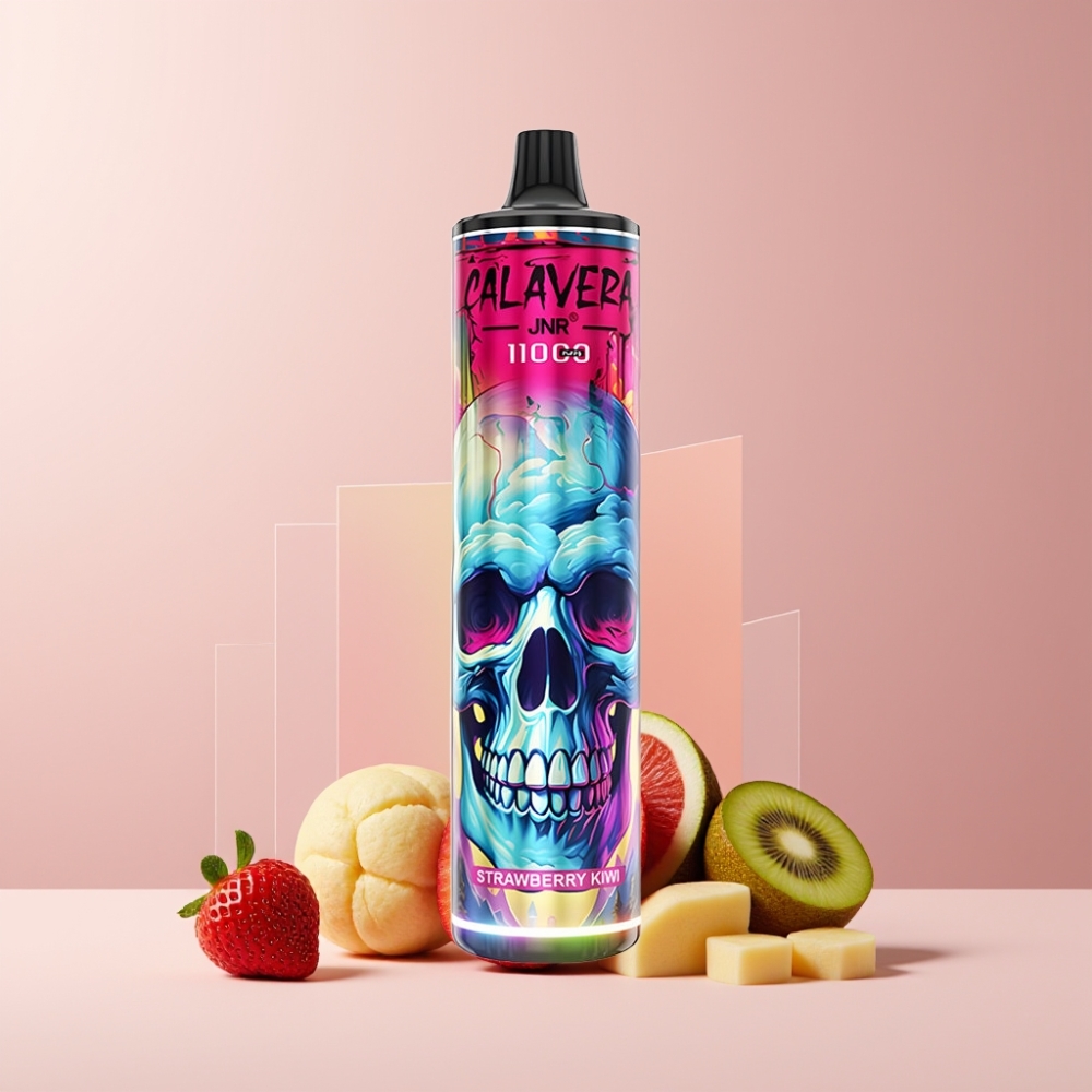 JNR Calavera 11000 Puff Italia Ingrosso Disposable Vape Fragola Kiwi 850mAh Tipo-C