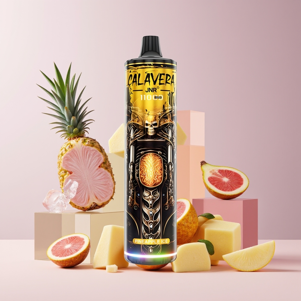 JNR Calavera Italia Ingrosso 11000 Puff Disposable Vape Ananas Ghiaccio 850mAh 21ml 1.0ohm