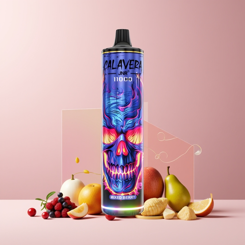 JNR Calavera Italia Ingrosso 11000 Puff Disposable Vape Misto di Bacche – 850mAh, 21ml, 1.0ohm, 0-5% Nicotina