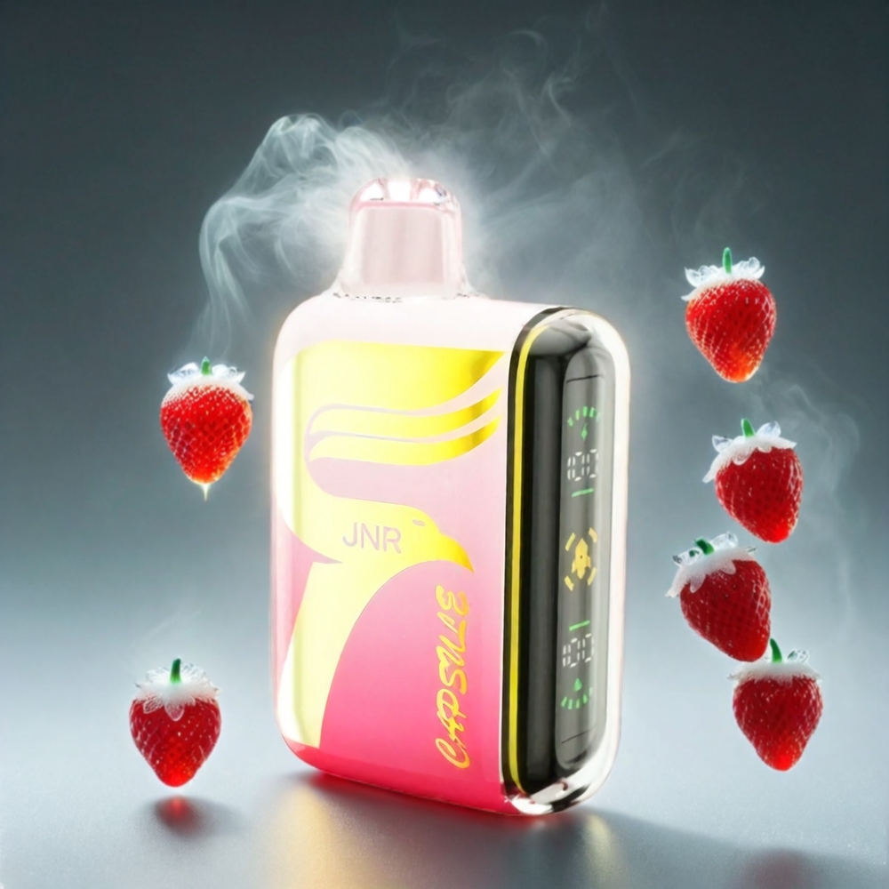 JNR Capsule Italia Ingrosso 15000 Puffs - Fragola Anguria Ghiacciata - 850mAh Batteria, 20ml E-liquid, Bobina a doppia maglia, 20W Potenza