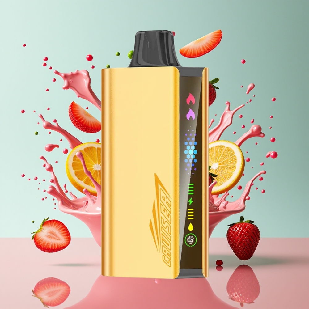 JNR Cruiser 12000 Puff Italia Ingrosso No-Charge Sigaretta elettronica usa e getta Fragola Chupa Chups 3500mAh 25ml 50mg