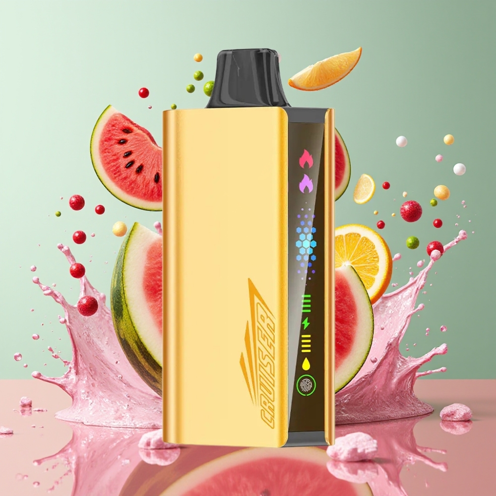 JNR Cruiser 12000 Puff Italia Ingrosso Sigaretta elettronica usa e getta Anguria Ghiaccio – 3500mAh, 25ml, Dual Mesh