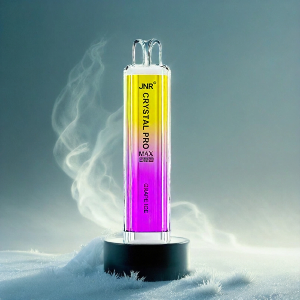 Italia Ingrosso Jnr Crystal Pro Max 5000 Puffs Vape Ghiaccio Uva con Batteria 1400mAh, Coil Mesh 1.0ohm, E-liquido 12ml