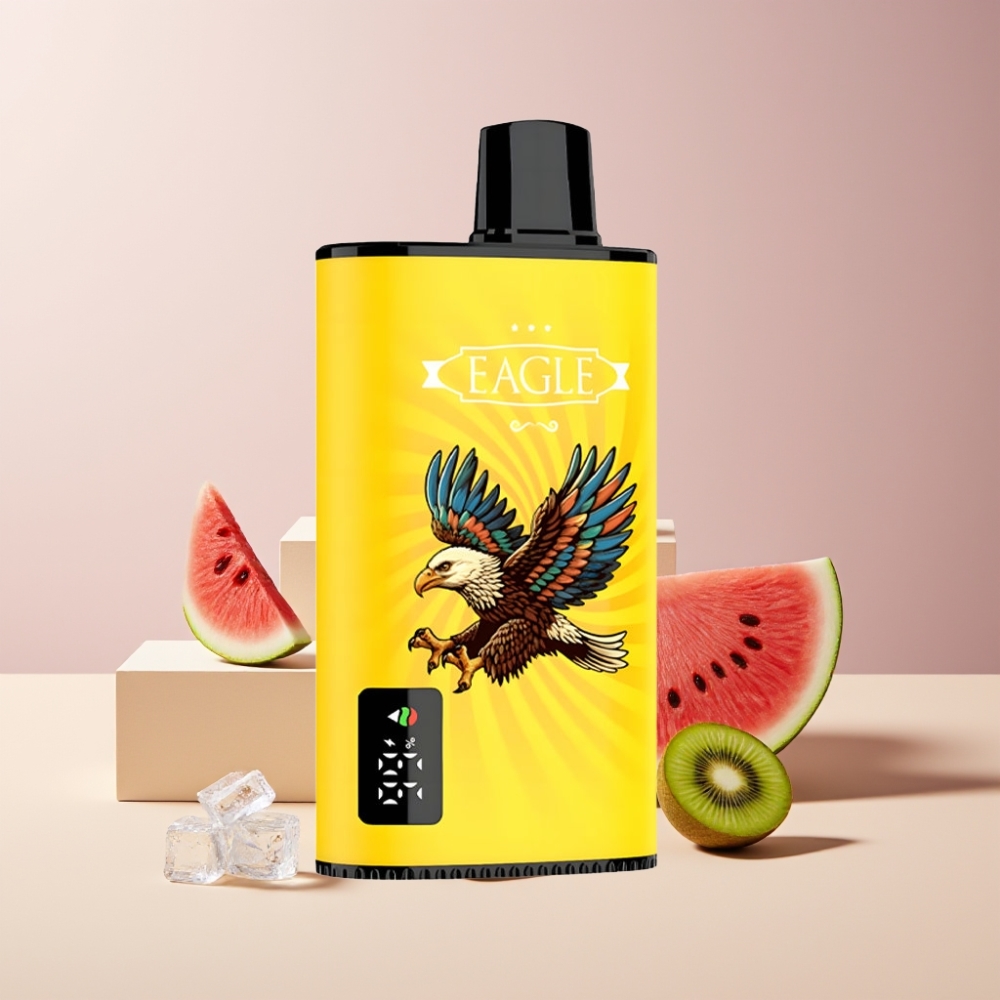 JNR EAGLE Smart 23000 Puff Italia Ingrosso Disposable Vape Kiwi Anguria Ghiaccio con Schermo Digitale, 1.0ohm Mesh, 750mAh