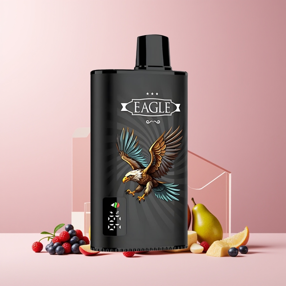 JNR EAGLE Smart 23000 Puff Italia Ingrosso Disposable Vape con Misto di Bacche, Schermo Digitale, 1.0ohm Mesh, Flusso d'Aria Regolabile