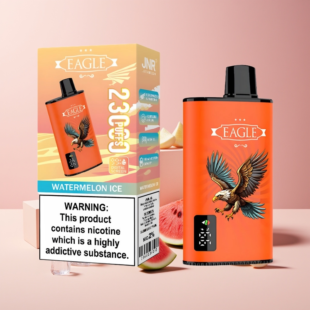 JNR EAGLE Smart 23000 Puff Italia ingrosso Disposable Vape Anguria Ghiaccio, Schermo Digitale, 25ml, 750mAh