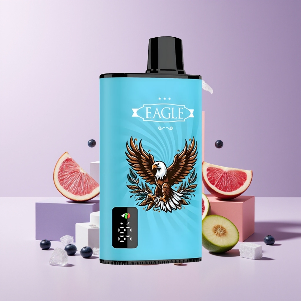 JNR EAGLE Smart Italia ingrosso 23000 Puff Display Digitale 25ml Mirtillo Ghiaccio