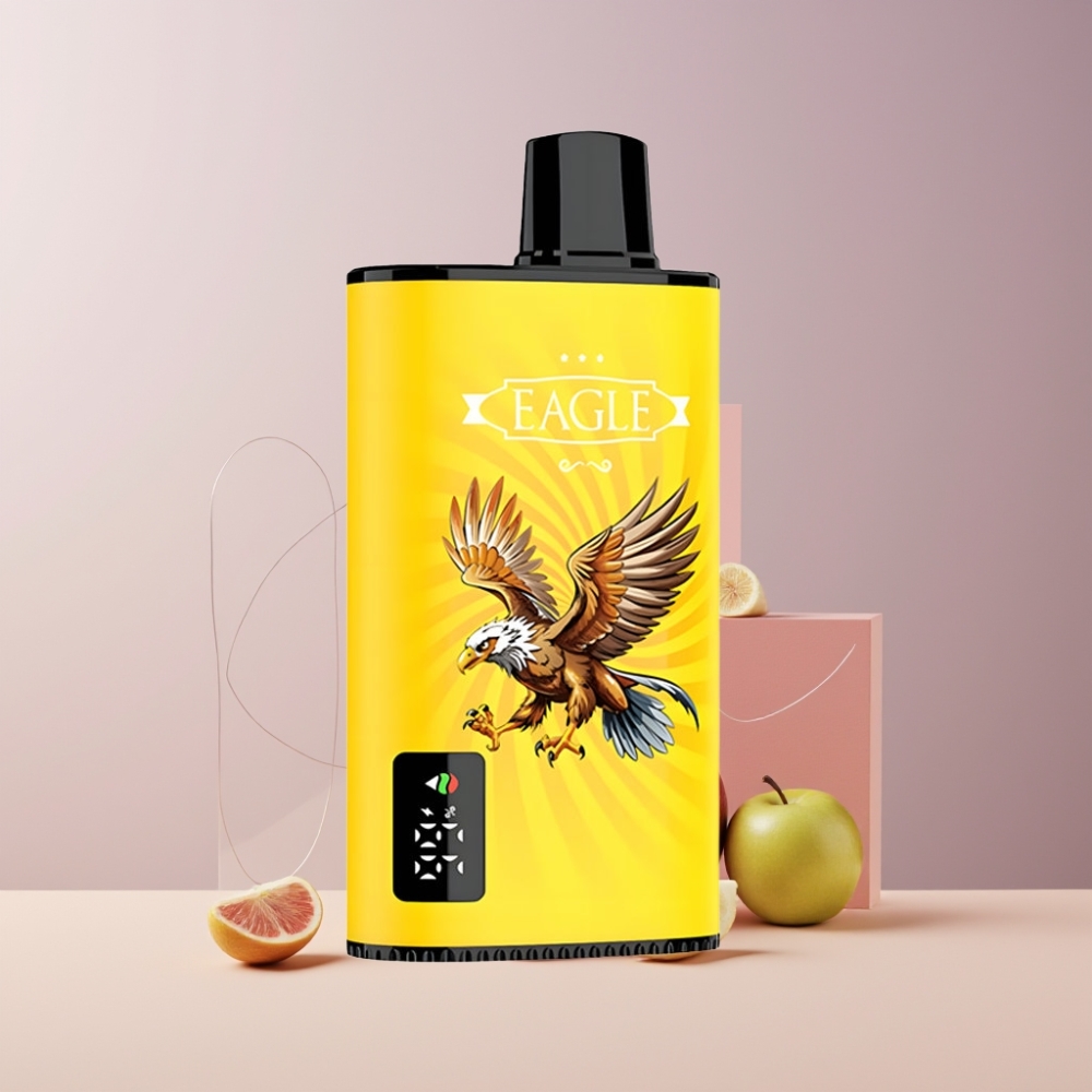 JNR EAGLE Smart Italia ingrosso 23000 Puff Doppia Mela, Schermo Digitale, 25ml, Tipo-C