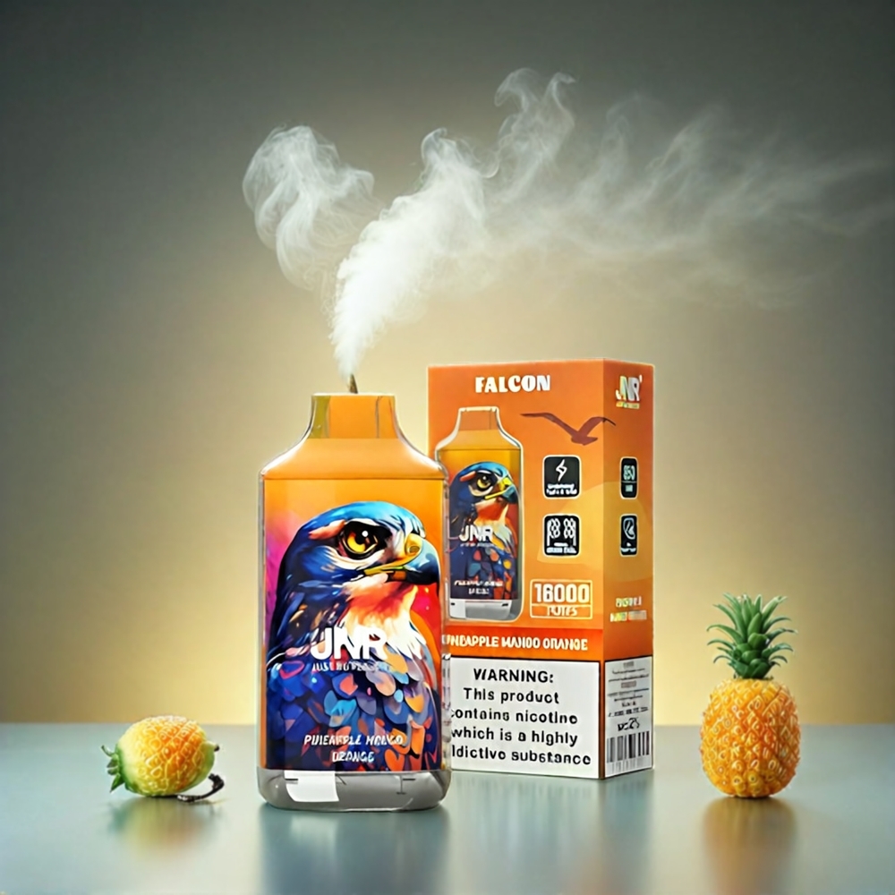 Italia Ingrosso JNR Falcon 16000 Puffs - Ananas Mango Arancia - 850 mAh Batteria, 22ml E-liquid, Bobina a doppia maglia
