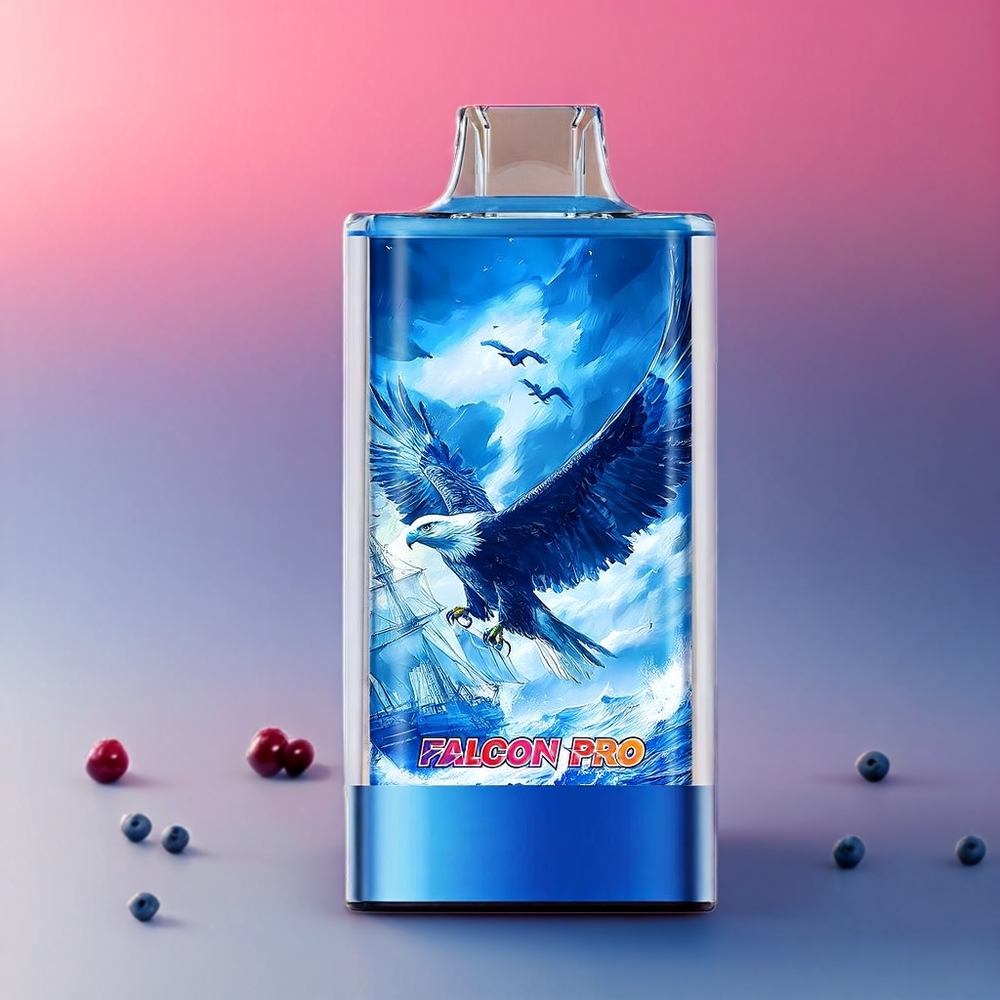 Italia ingrosso JNR Falcon Pro 28000 Puff Mirtillo Ghiaccio con Schermo Intelligente, Dual Bobina a maglie, 950 mAh