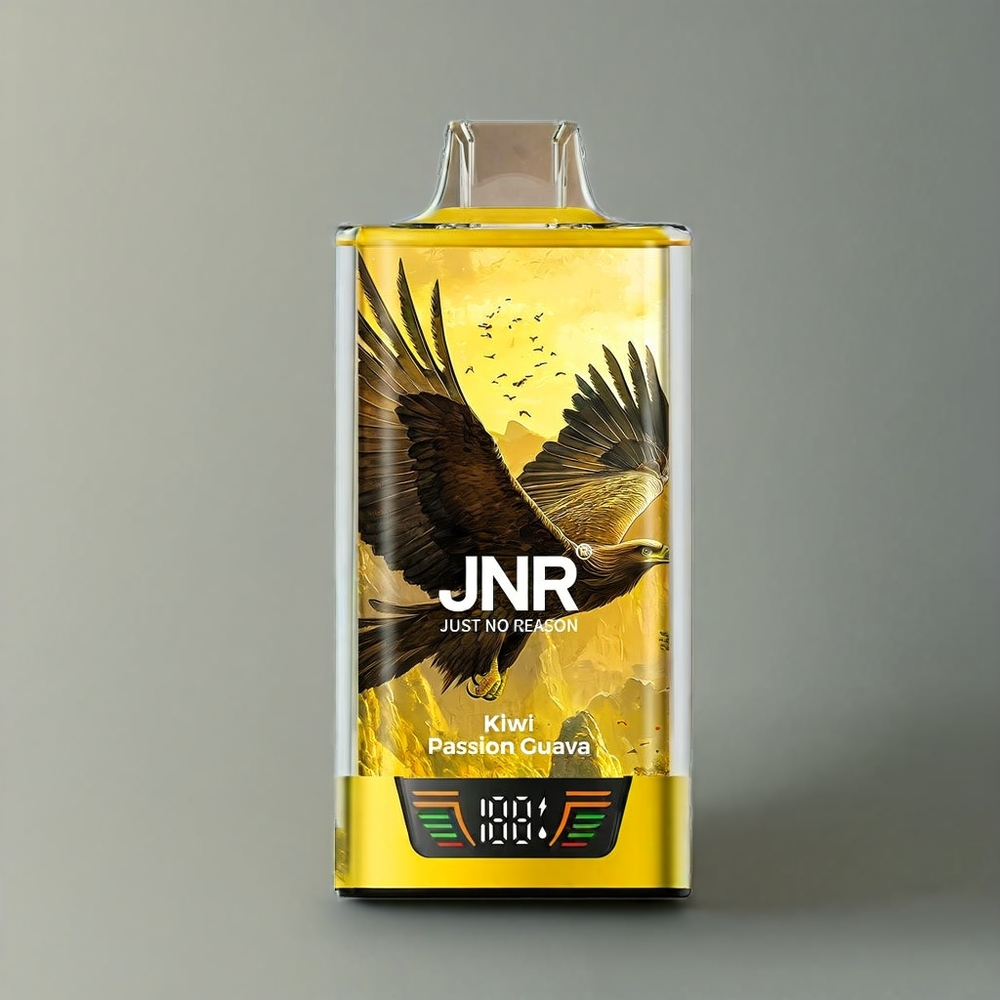 JNR Falcon Pro 28000 Puff Italia Ingrosso con Schermo Intelligente, Dual Bobina a maglie, e Gusto Kiwi Passione Guava
