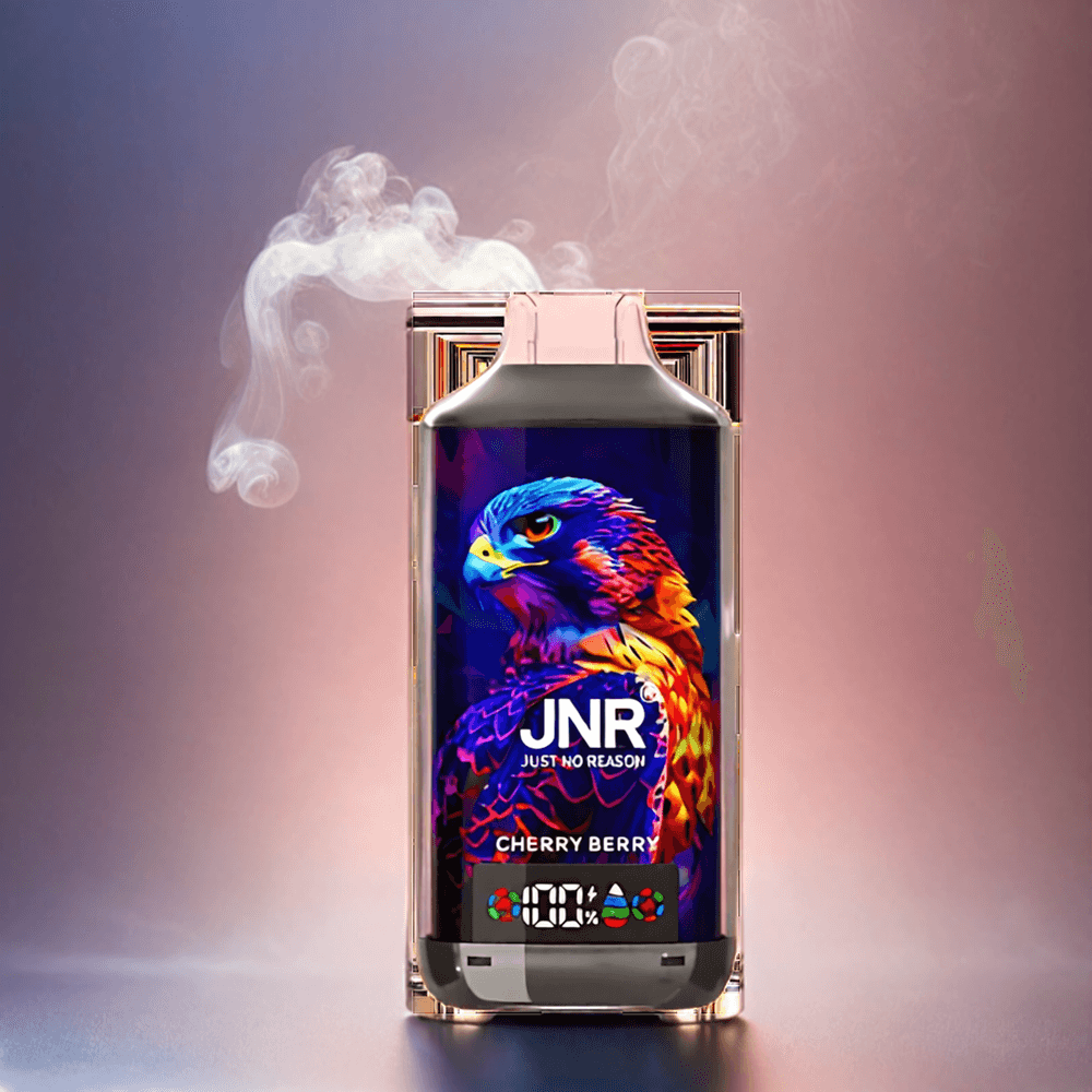 Italia Ingrosso JNR Falcon X 18000 Puffs Vape Ciliegia Misto Bacche - 750mAh, 24ml, Doppia Mesh Coil, Display Digitale, Ricarica Type-C