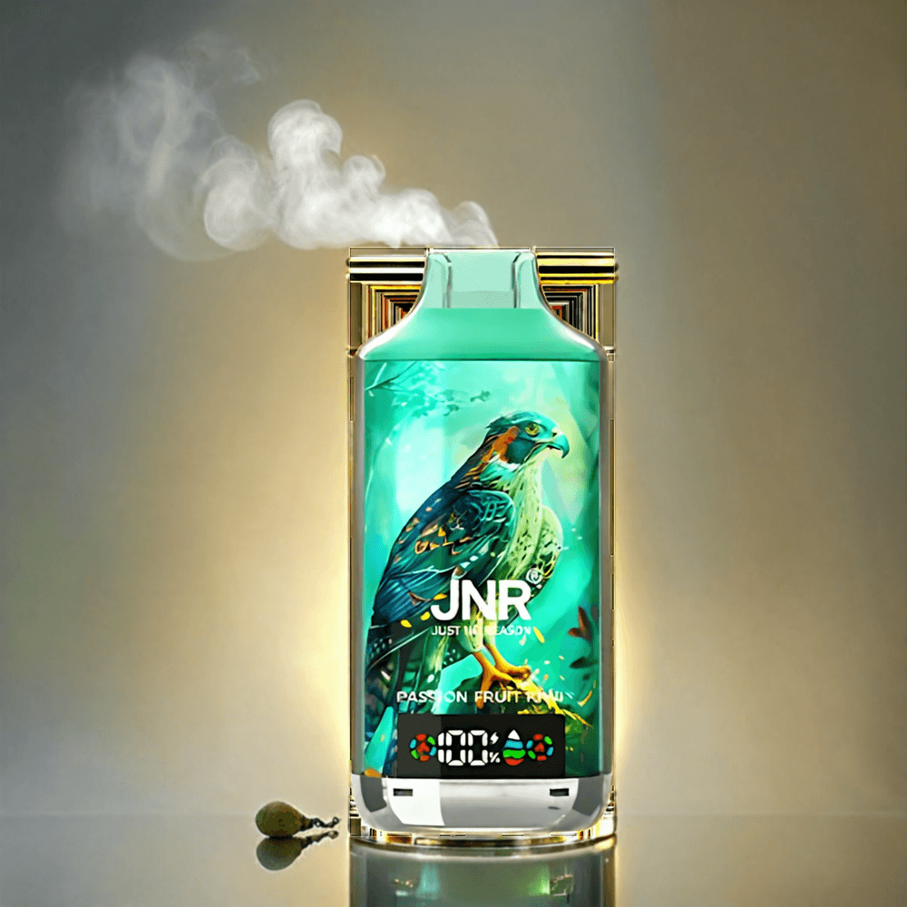 Italia Ingrosso JNR Falcon X 18000 Puffs Vape Frutto della Passione Kiwi - 24ml, Bobina a doppia maglia, Digital Display