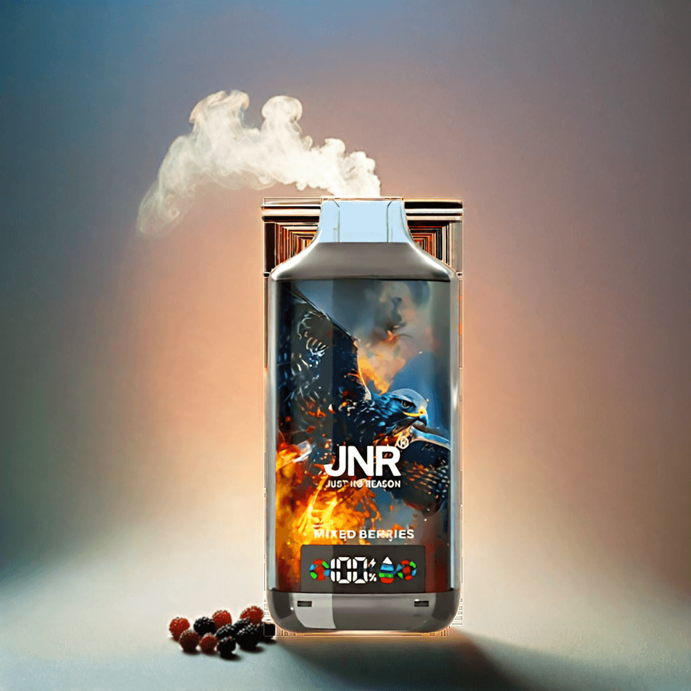 JNR Falcon X 18000 Puffs Italia Ingrosso - Bacche Miste - 750mAh Batteria - 24ml E-liquido - Bobina a doppia maglia & Digital Display