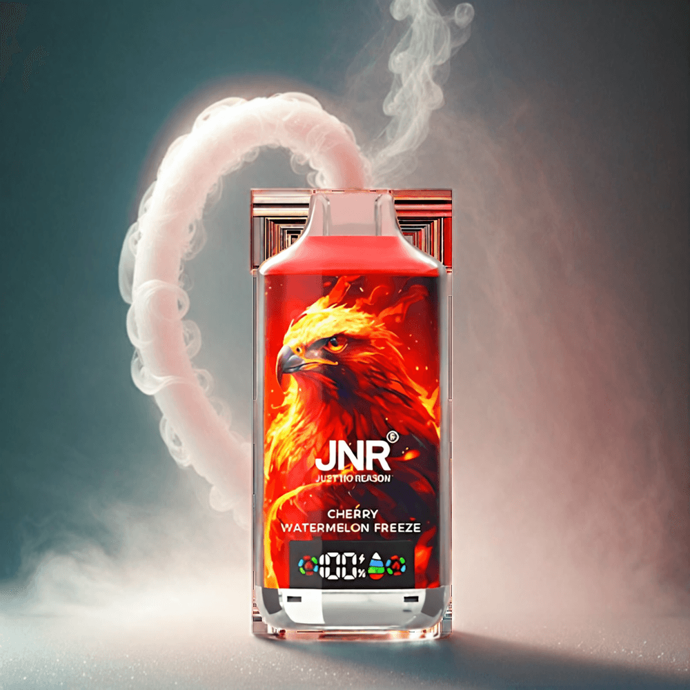 JNR Falcon X 18000 Puffs Italia Ingrosso - Ciliegia Anguria Ghiacciata - 750mAh Batteria, 24ml E-liquid, Bobina a doppia maglia, Digital Display, Type-C Charge