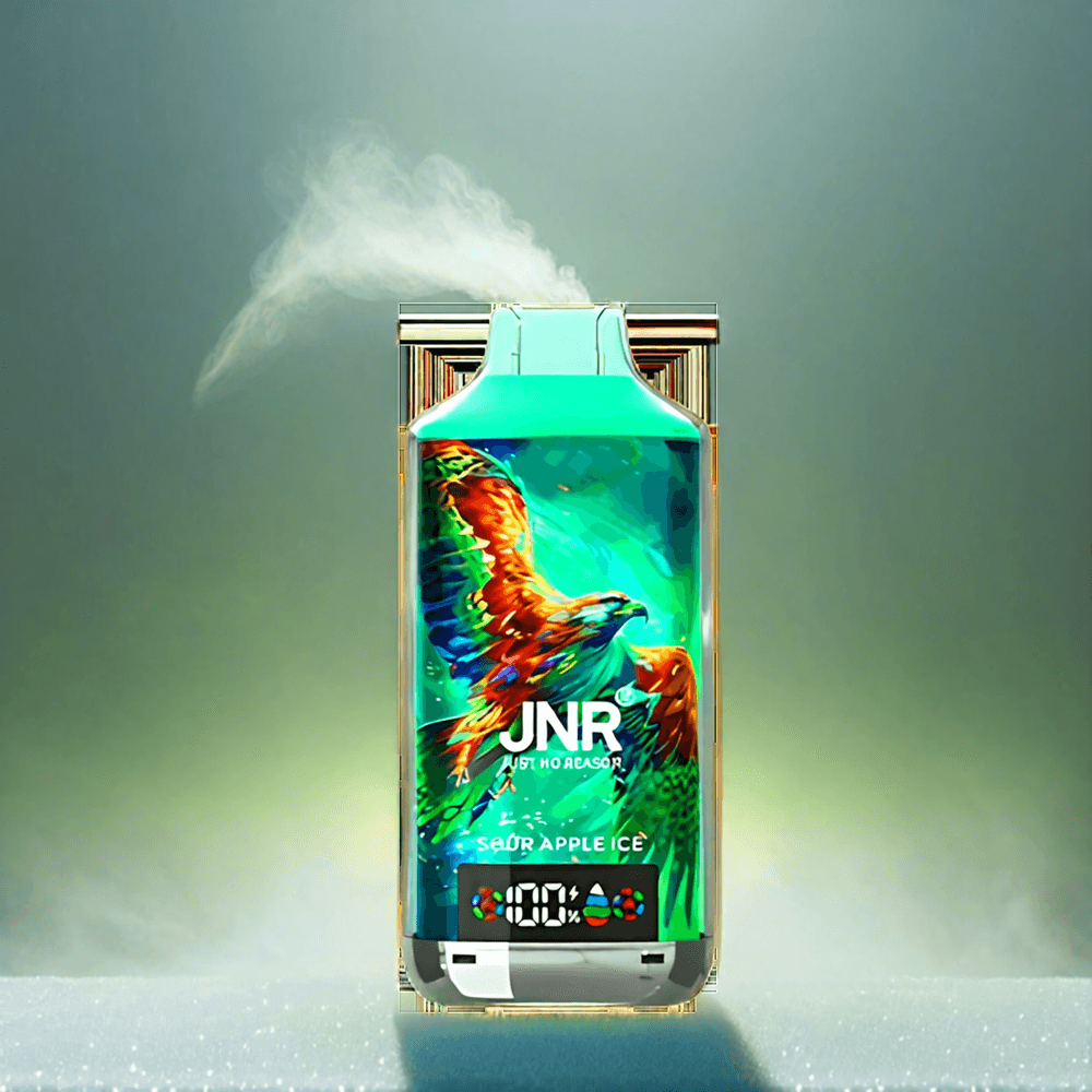 JNR Falcon X 18000 Puffs Italia Ingrosso - Mela Acida Ghiaccio - 750mAh Batteria, 24ml E-liquid, Bobina a doppia maglia, Type-C Quick Charge