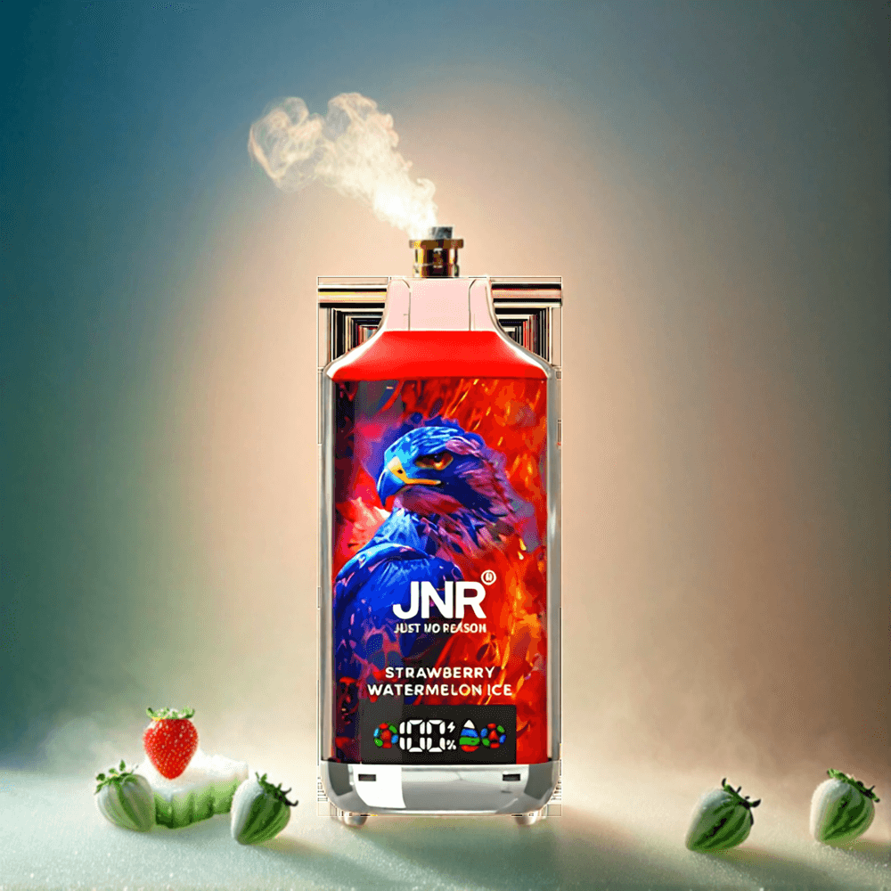 JNR Falcon X Italia Ingrosso 18000 Puffs Digital Display Type-C - Fragola Anguria Ghiaccio, 24ml Bobina a doppia maglia, 750mAh