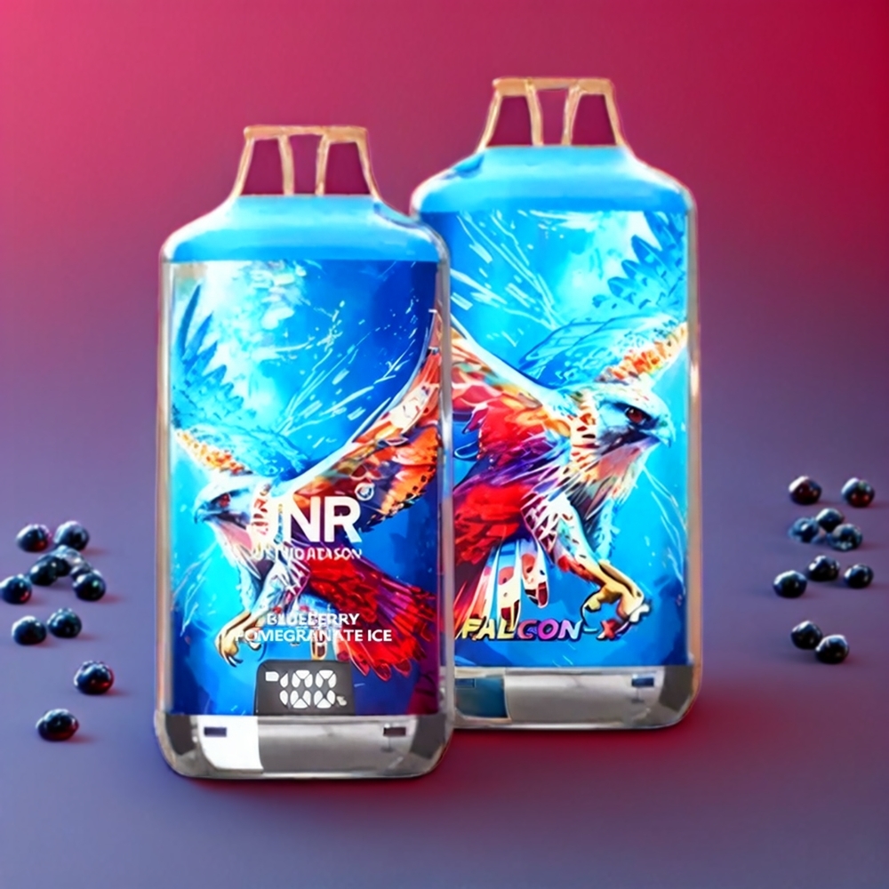 JNR Falcon X⁺ 28000 Puff Italia ingrosso con Livello di Liquido Visibile, Ricarica dall'Alto, 1.2Ω Dual Bobina a maglie Pre-primato