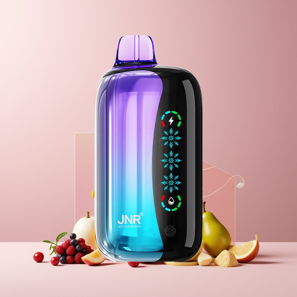 JNR Flex Ice 21000 Puff Italia Ingrosso Disposable Vape Misto Frutti di Bosco, Ice Regolabile, 26ml, Touch Screen