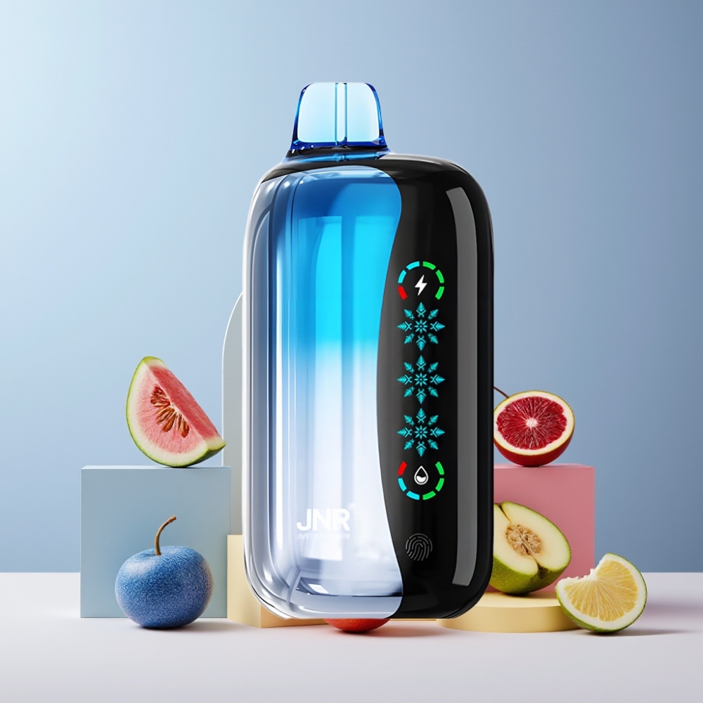 JNR Flex Ice 21000 Puff Italia ingrosso Ciliegia Blu Esplosione con Ice Adjustable, Touch Screen, 26ml