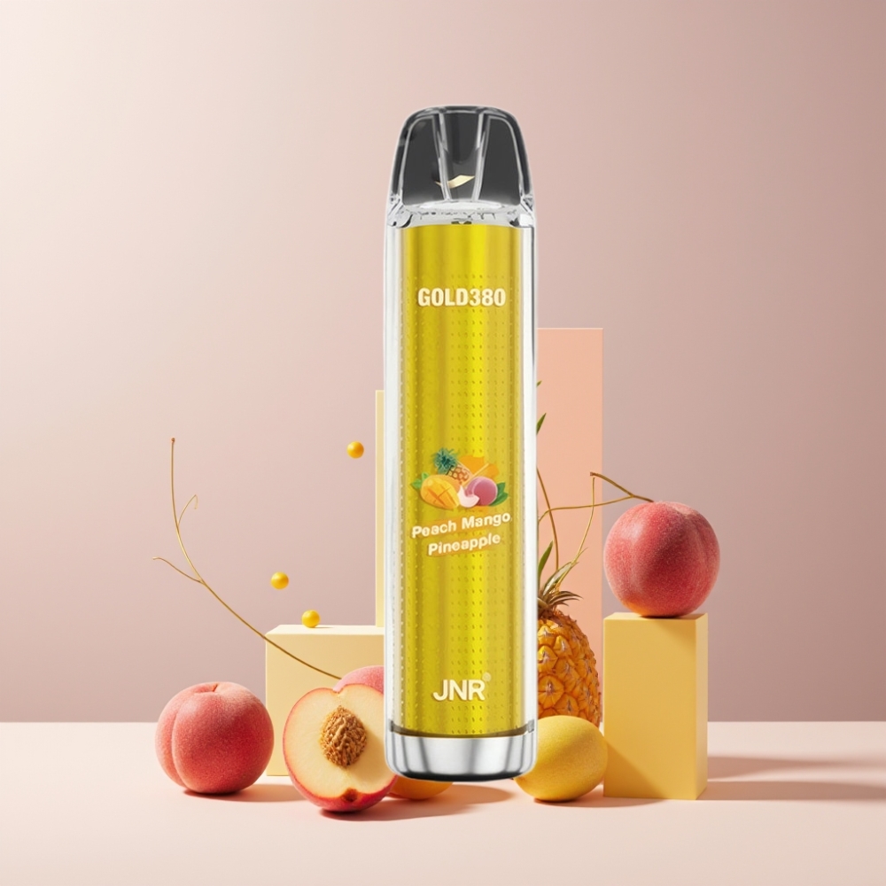 JNR Glod380 6000 Puff Italia Ingrosso Disposable Vape Pesca Mango Ananas 13ml 5%