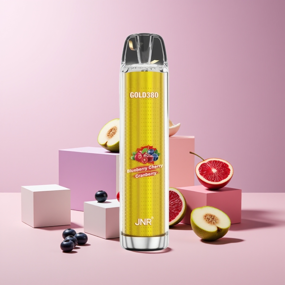 JNR Glod380 6000 Puff Italia Ingrosso Mirtillo Ciliegia Mirtillo Rosso Disposable Vape 1500mAh 13ml