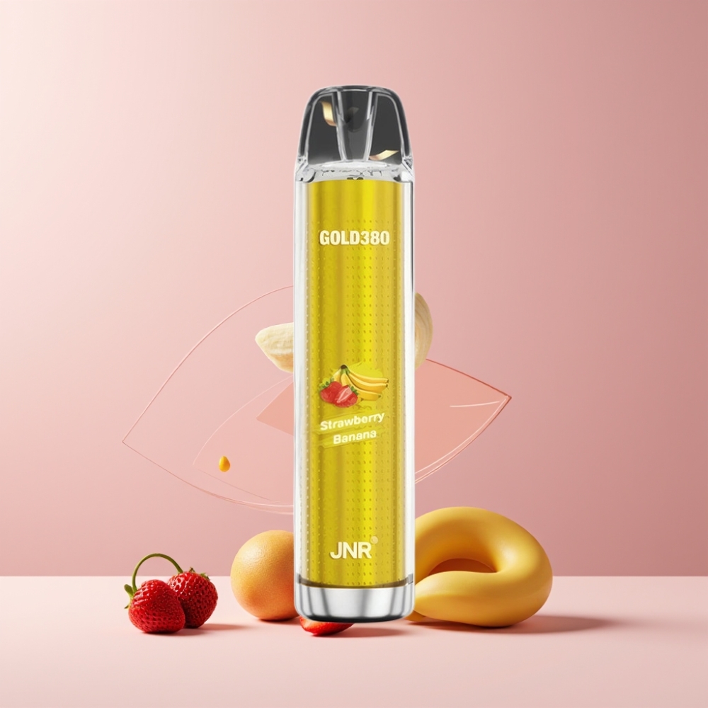 JNR Glod380 6000 Puffs Italia ingrosso Disposable Vape Fragola Banana 1500mAh 13ml
