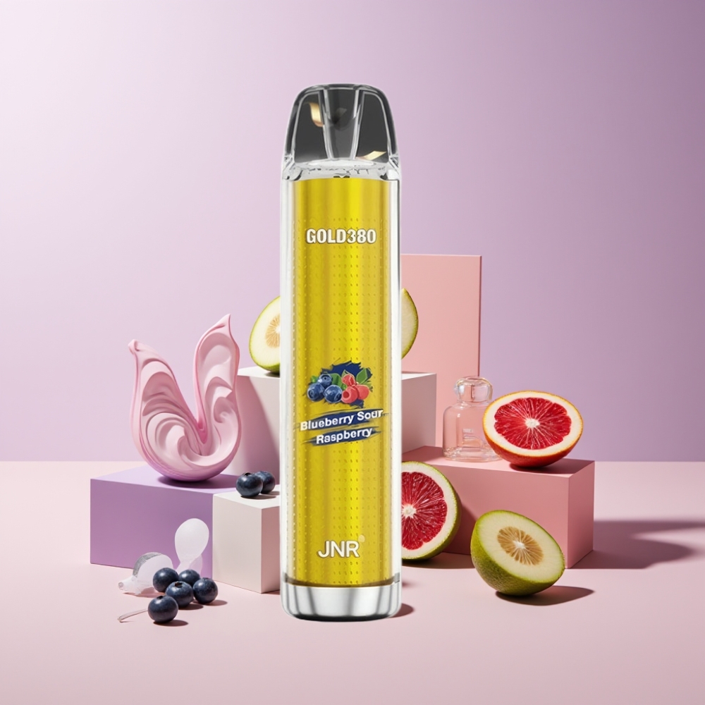 JNR Glod380 Italia Ingrosso 6000 Puff Blu Mirtillo Lampone Acido 1500mAh 13ml