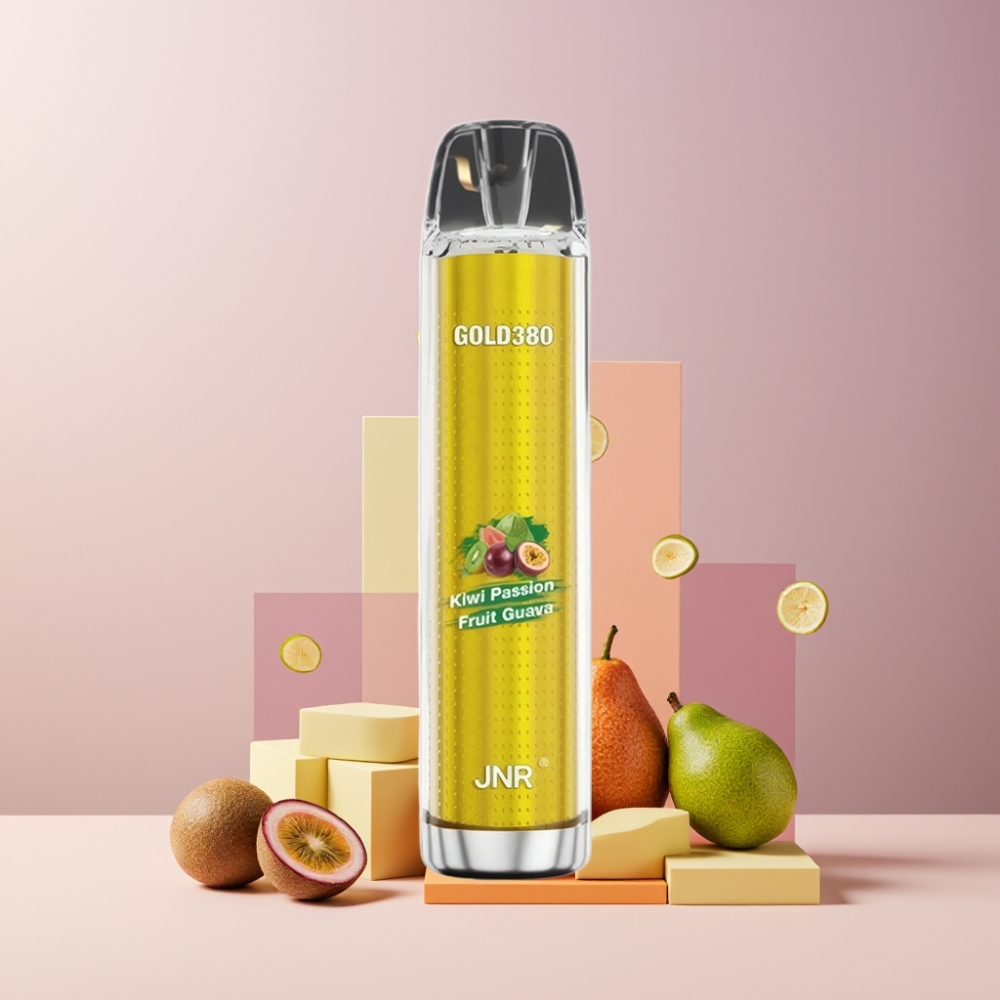 JNR Glod380 Italia Ingrosso 6000 Puff Kiwi Frutto della Passione Guava - 1500mAh, Mesh 1.0ohm, 13ml